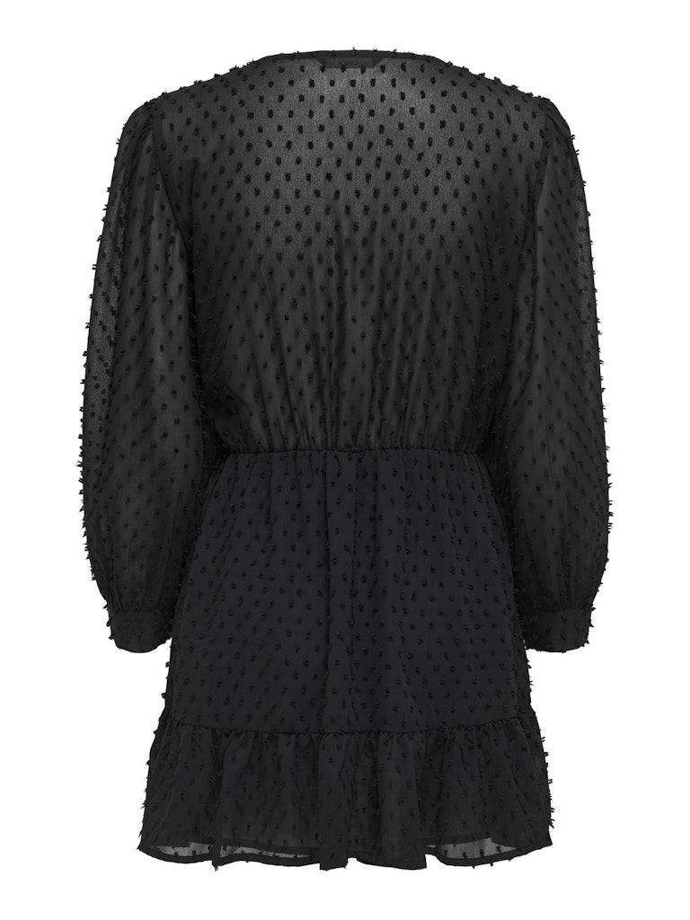 ONLTIVA L/S DOBBY FAKE WRAP DRESS WVN