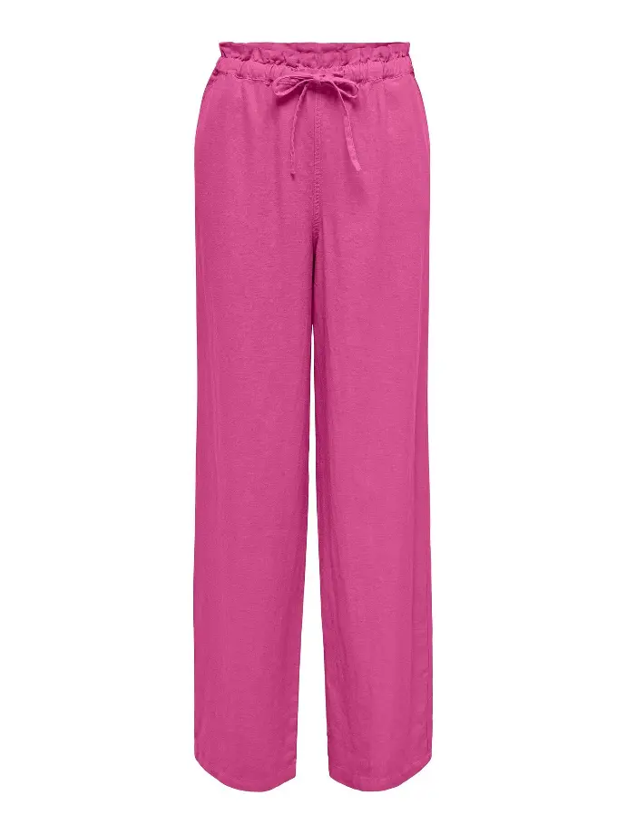 ONLCARO HW PB WIDE LINEN BL PANT CC PNT XL